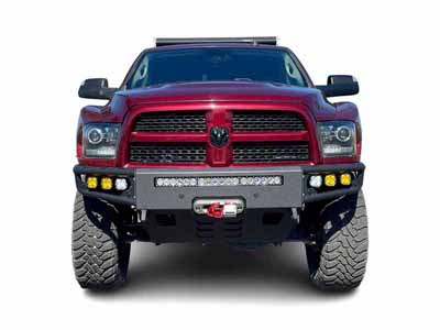 Chassis Unlimited CUB950011 Diablo Series Front Winch Bumper W/O Sensors for 2010-2018 Ram 2500/3500 / Chassis Unlimited CUB950011 Front Winch Bumper