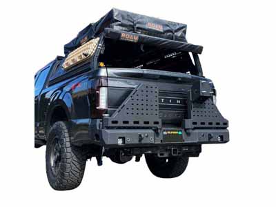 Chassis Unlimited CUB960142 Octane Series DSO Rear Bumper W/Sensors for 2017-2022 Ford F250/F350 / Chassis Unlimited CUB960142 Rear Bumper