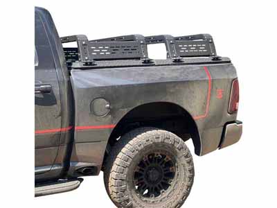 Chassis Unlimited CUB970012 Thorax 18-Inch Bed Rack Fits Diamond Back for 10-18 Ram 1500/2500/3500 / Chassis Unlimited CUB970012 Truck Bed Rack