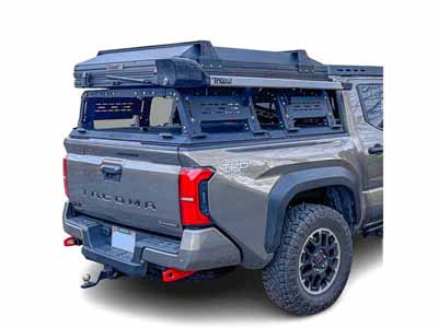 Chassis Unlimited CUB970781 Thorax 12-Inch Bed Rack Fits Diamond Back Covers for 2024-2025 Tacoma / Chassis Unlimited CUB970781 Truck Bed Rack