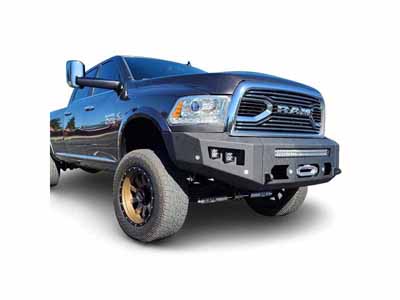 Chassis Unlimited CUB980011 Attitude Series Front Bumper W/O Sensors for 2010-2018 Ram 2500/3500 / Chassis Unlimited CUB980011 Front Bumper