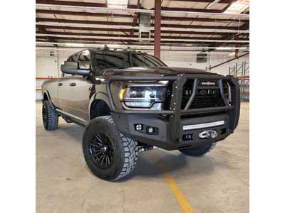 Chassis Unlimited CUB980321BG Attitude Front Winch Bumper W/ Guard for 2019-2023 Ram 2500/3500 / Chassis Unlimited CUB980321BG Front Winch Bumper