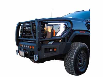 Chassis Unlimited CUB980691BG Attitude Series Front Winch Bumper W/Guard for 2024+ Sierra 2500/3500 / Chassis Unlimited CUB980691BG Front Winch Bumper