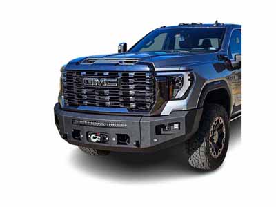 Chassis Unlimited CUB980691 Attitude Front Winch Bumper W/O Sensors for 2024-Up Sierra 2500/3500 / Chassis Unlimited CUB980691 Front Winch Bumper