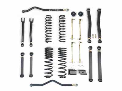 Clayton Off Road COR-3010125 Jeep Gladiator Diesel 2.5-inch Overland Plus Lift Kit 2021-2023 JT / Clayton Off Road COR-3010125 Lift Kit