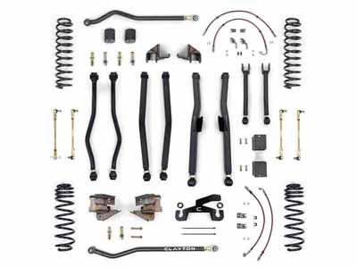 Clayton Off Road COR-3409035 Jeep Wrangler Overland Plus 3.5-inch Long Arm Lift Kit 2018+ JL / Clayton Off Road COR-3409035 Lift Kit