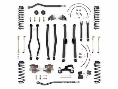 Clayton Off Road COR-3409335 Jeep Wrangler 392 Overland Plus 3.5-inch Long Arm Lift Kit 2021+ JL / Clayton Off Road COR-3409335 Lift Kit