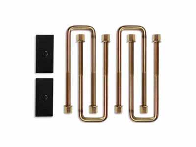 Cognito 110-91031 1" Block & 16" U-bolt Kit (steel/straight) for 2011-2024 GM 2500HD & 3500HD Truck / Cognito Motorsports 110-91031 Lift Kit