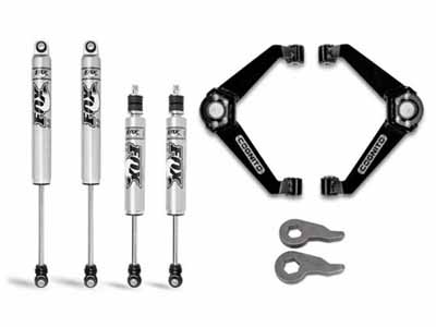 Cognito Motorsports 110-P0753 3" Leveling Kit With Fox Ps 2.0 Ifp Shocks for 2001-2010 GM 2500-3500 / Cognito Motorsports 110-P0753 Lift Kit