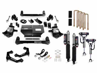 Cognito Motorsports 210-P1153 4" Lift Kit with Elka 2.5 Reservoir Shocks for 2011-2019 GM 2500/3500 / Cognito Motorsports 210-P1153 Lift Kit