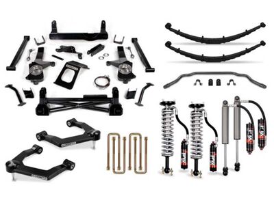 Cognito Motorsports 210-P1223 8" Lift Kit with Fox 2.5 Elite Shocks for 2019-2024 GM 1500 2/4WD, / Cognito Motorsports 210-P1223 Lift Kit