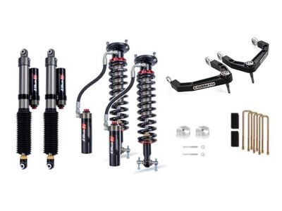 Cognito Motorsports 210-P1395 3" Elite Billet UCA Leveling Kit with Fox 2.5 Shocks for 19-25 GM 1500 / Cognito Motorsports 210-P1395 Leveling Kit