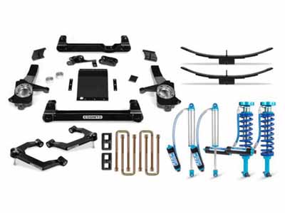 Cognito Motorsports 510-P0955 6" Lift Kit W/King 2.5 Remote Reservoir Shocks For 2019-2024 GM 1500 / Cognito Motorsports 510-P0955 Lift Kit