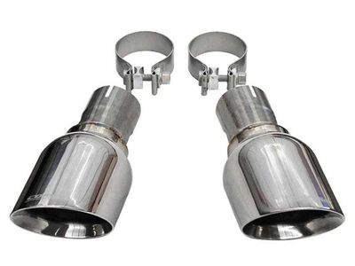Corsa 14067 Single 2.5" Inlet / 4.5" Outlet Polished Pro-Series Tip Kit for 2011-2021 Grand Cherokee / Corsa 14067 Exhaust Tip Kit