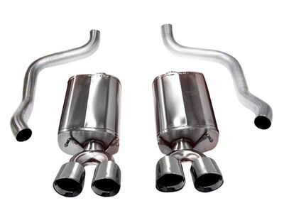 Corsa 14108 Sport Axle-Back Exhaust with Polished Tip for 2009-2013 Corvette C6 6.2 / Corsa 14108 Sport Axle-Back
