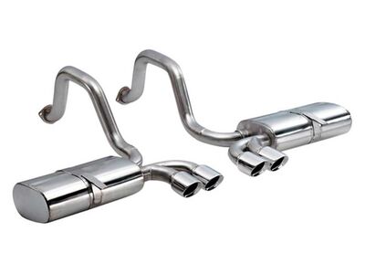 Corsa 14111 Sport Axle-Back Exhaust with Polished Tip for 1997-2004 Corvette C5 Z06 5.7 / Corsa 14111 Sport Axle-Back