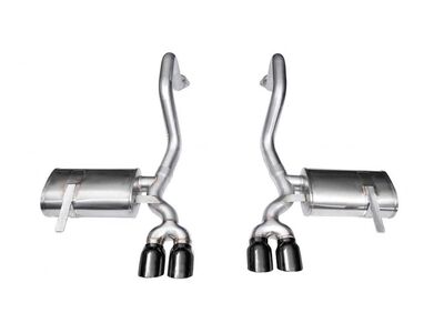 Corsa 14132BLK Xtreme Axle-Back Exhaust with Black Tips for 1997-2004 Corvette C5 Z06 5.7 / Corsa 14132BLK Xtreme Axle-Back