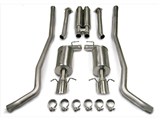Corsa 14155 Cadillac CTS-V Dual Rear Exit Stainless Cat-Back - Single Pro-Series 4.0" Tips / Corsa 14123 Performance Exhaust System