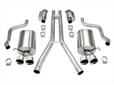 Corsa 14156 Sport Cat-Back Exhaust with Polished Tip for 2004-2008 Cadillac XLR 4.6 / Corsa 14156 Sport Cat-Back