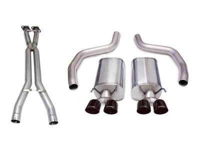 Corsa 14164CB1BLK Sport Axle-Back Exhaust for 2006-2013 Corvette C6 Z06 & ZR1 / Corsa 14164CB1BLK Z06 & ZR1 Sport Axle-Back