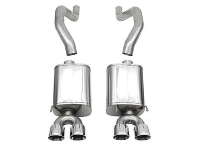 Corsa 14164 Sport Axle-Back Exhaust with Polished Tip for 2006-2013 Corvette C6 Z06 & ZR1 / Corsa 14164 Corvette Z06 & ZR1 Sport Axle-Back