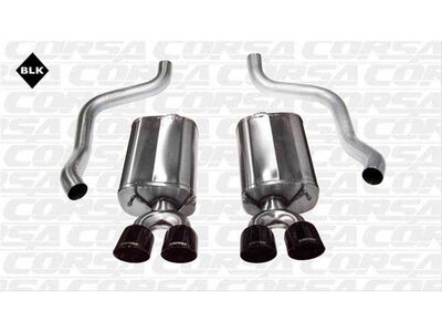 Corsa 14169BLK Sport Axle-Back Exhaust with Black Tip for 2005-2007 Corvette C6 6.0 / Corsa 14169BLK Sport Axle-Back