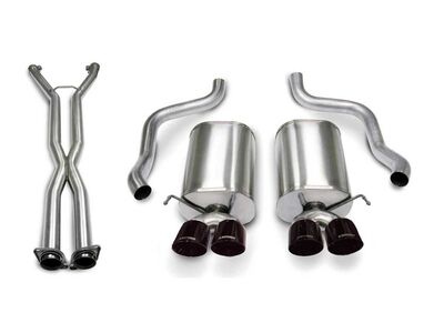 Corsa 14169CB4BLK Sport Axle-Back Exhaust for 2005-2007 Corvette C6 6.0 / Corsa 14169CB4BLK Sport Axle-Back