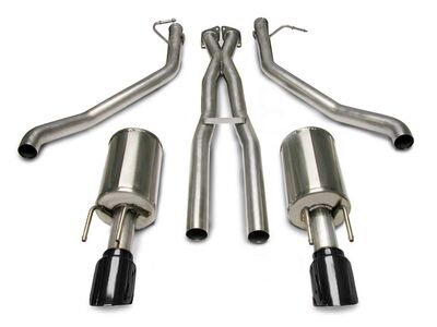 Corsa 14189BLK Sport 2.5" Sport Cat-Back Exhaust + X-Pipe with Dual Exit for 2005-2006 Pontiac GTO / Corsa 14189BLK Sport Cat-Back & X-Pipe