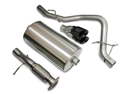 Corsa 14207BLK Sport Cat-Back Exhaust with Black Tip for 2007-2008 Chevrolet Tahoe 5.3 / Corsa 14207BLK Sport Cat-Back