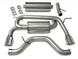 Corsa 14212 RSC Hummer H3 Sport System Dual Rear Exit Catback W/Single Pro-Series 4.0 Tips / Corsa 14123 Performance Exhaust System