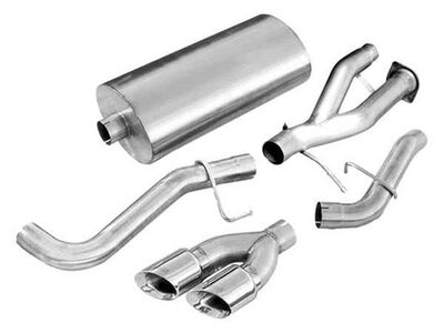 Corsa 14220 Sport Cat-Back Exhaust with Polished Tip for 2002-2006 Cadillac Escalade 6.0 / Corsa 14220 Sport Cat-Back