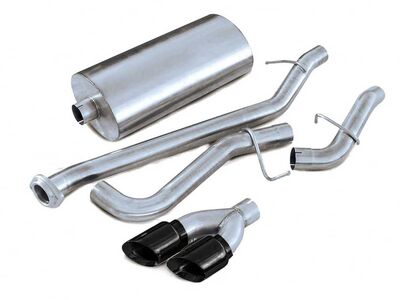 Corsa 14237BLK Sport 3" Cat-Back Exhaust Single Side Black Pro-Series Tip for 2001-2006 Suburban 5.3 / Corsa 14237BLK Sport Cat-Back