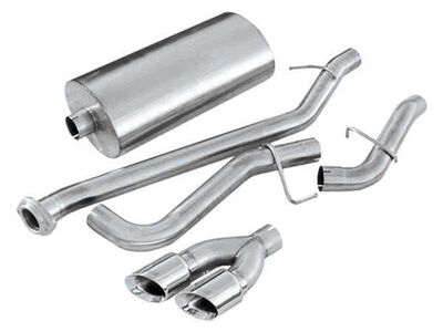 Corsa 14260 Touring Cat-Back Exhaust Polished Tip, 1999-07 Silverado/Sierra 1500 4.8-5.3 CCSB-ECSTB / Corsa 14260 Touring Cat-Back