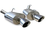 Corsa 14313 Touring Axle-Back Exhaust System 2005 2006 2007 2008 2009 2010 Mustang 4.6L & 5.4L / Corsa 14123 Performance Exhaust System