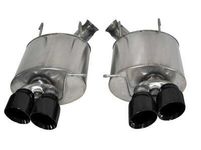Corsa 14321BLK Sport Axle-Back Exhaust with Black Tip for 2013-2014 Ford Mustang Shelby GT500 5.8 / Corsa 14321BLK Sport Axle-Back