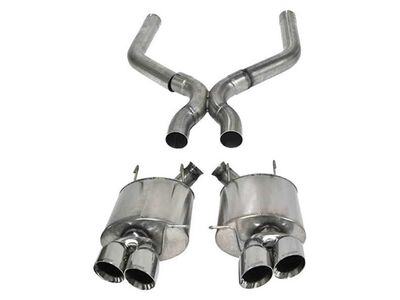 Corsa 14323 Sport Axle-Back Exhaust + XO Exhaust with Polished Tip for 2013-14 Mustang Shelby GT500 / Corsa 14323 Sport Axle-Back & X-Pipe