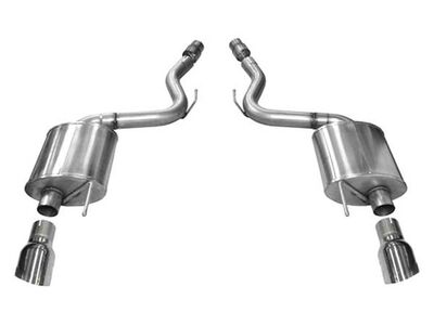 Corsa 14329 Touring 3-Inch Axle Back Exhaust with Polished Dual Tips for 2015-2017 Mustang GT 5.0 / Corsa 14329 Touring Axle-Back