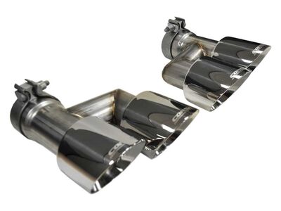 Corsa 14333 Polished Quad Exhaust Tip Kit for 2015-2017 Ford Mustang GT 5.0 & 2.3 Ecoboost / Corsa 14333 Polished Quad Exhaust Tip Kit