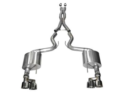 Corsa 14335 Xtreme 3-Inch Cat-Back Exhaust with Polished Quad Tips for 2015-2017 Ford Mustang GT 5.0 / Corsa 14335 Xtreme Cat-Back