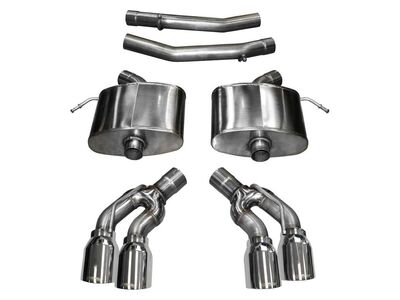 Corsa 14357 Sport Axle-Back Exhaust with Polished Tip for 2016-2019 Cadillac CTS-V Sedan 6.2 / Corsa 14357 Sport Axle-Back