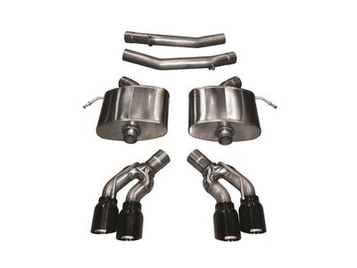 Corsa 14358BLK Xtreme 2.75-inch Axle-Back Exhaust with Black Tip for 2016-2019 Cadillac CTS-V 6.2 / Corsa 14358BLK Xtreme Axle-Back