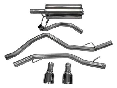 Corsa 14405 Sport Cat-Back Exhaust with Dual Exit Polished Tip for 2009-18 Ram 1500 4.7L Quad/CC/SB / Corsa 14405 Sport Cat-Back
