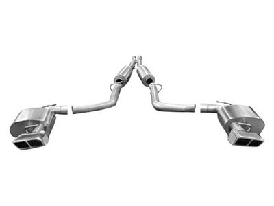 Corsa 14424 Xtreme Cat-Back Exhaust with Polished Tips for 2014-2014 Dodge Challenger SRT-8 Manual / Corsa 14424 Xtreme Cat-Back
