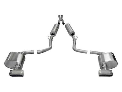 Corsa 14436 Xtreme Cat-Back Exhaust with Polished Tips for 2009-2010 Dodge Challenger R/T 5.7 Auto / Corsa 14436 Xtreme Cat-Back