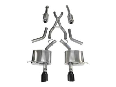 Corsa 14459BLK Sport Cat-Back Exhaust with Dual Rear Exit Black Tips for 2011-2024 Dodge Durango 5.7 / Corsa 14459BLK Sport Cat-Back