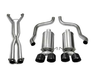 Corsa 14469CB6BLK Xtreme Axle-Back Exhaust for 2005-2007 Corvette C6 6.0 / Corsa 14469CB6BLK Xtreme Axle-Back