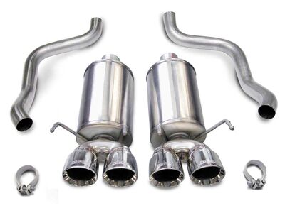 Corsa 14470 Xtreme Axle-Back Exhaust with Polished Tips for 2009-2013 Corvette C6 6.2 / Corsa 14470 Xtreme Axle-Back