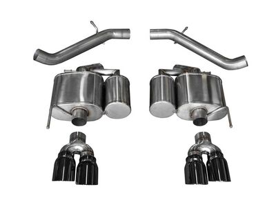 Corsa 14478BLK Sport Axle-Back Exhaust with Black Tip for 2016-2019 Cadillac ATS-V 3.6 / Corsa 14478BLK Sport Axle-Back