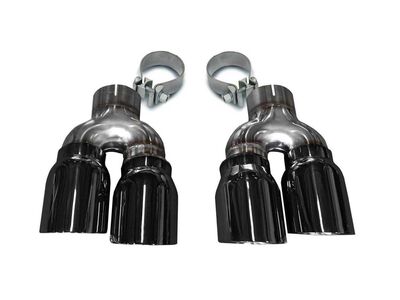Corsa 14479BLK 4" In/Out Twin Black Tips for 2012-2018 BMW M5/M6 & 2016-2019 ATS-V W/CORSA Exhaust / Corsa 14479BLK Exhaust Tip Kit