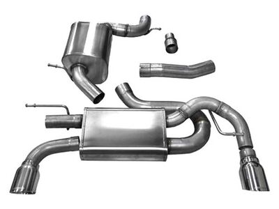 Corsa 14491 Touring 3" Cat-Back Exhaust Dual Exit Polished Tips for 2010-2014 Volkswagen GTI Mk6 / Corsa 14491 Touring Cat-Back